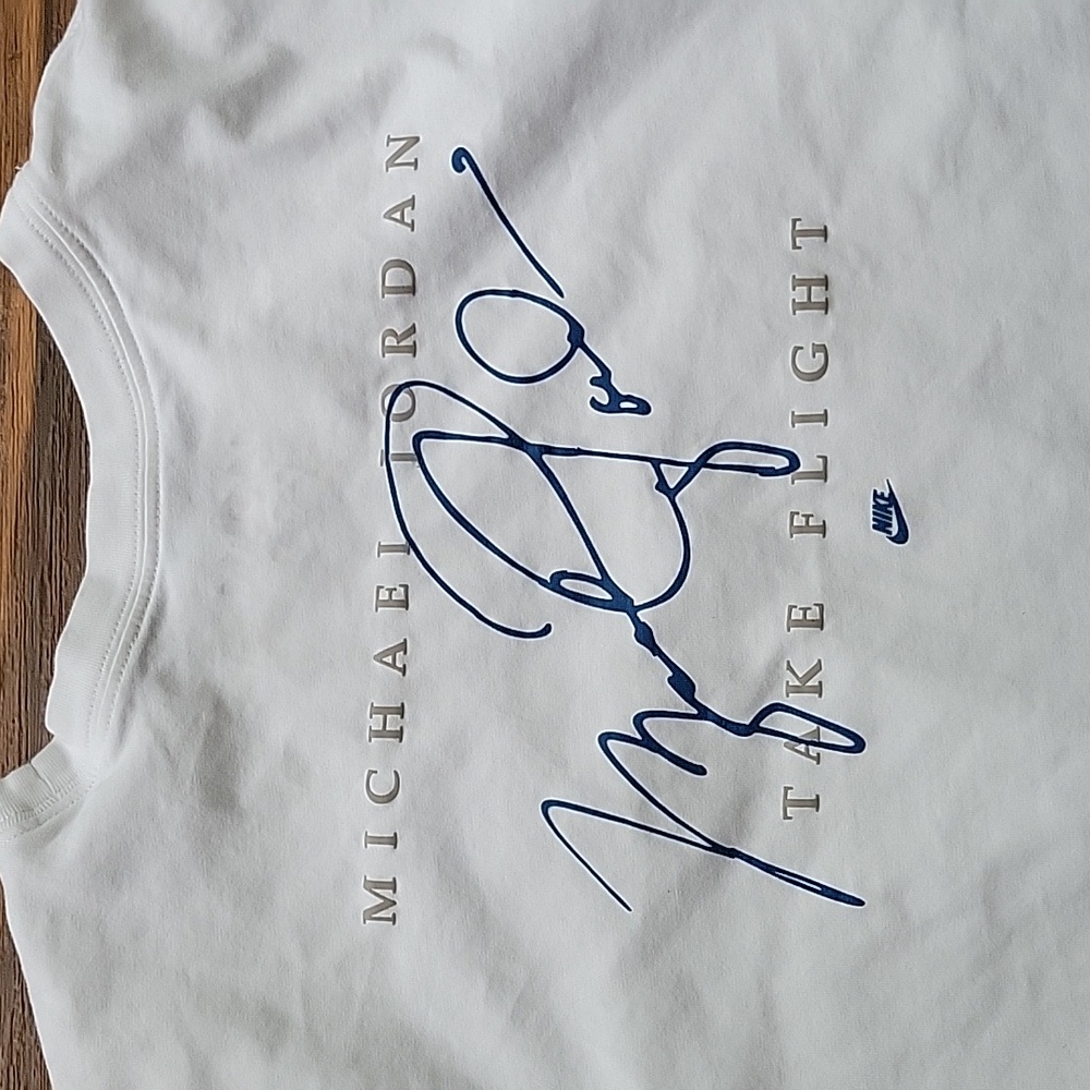 Nike White Michael Jordan Signature T-Shirt